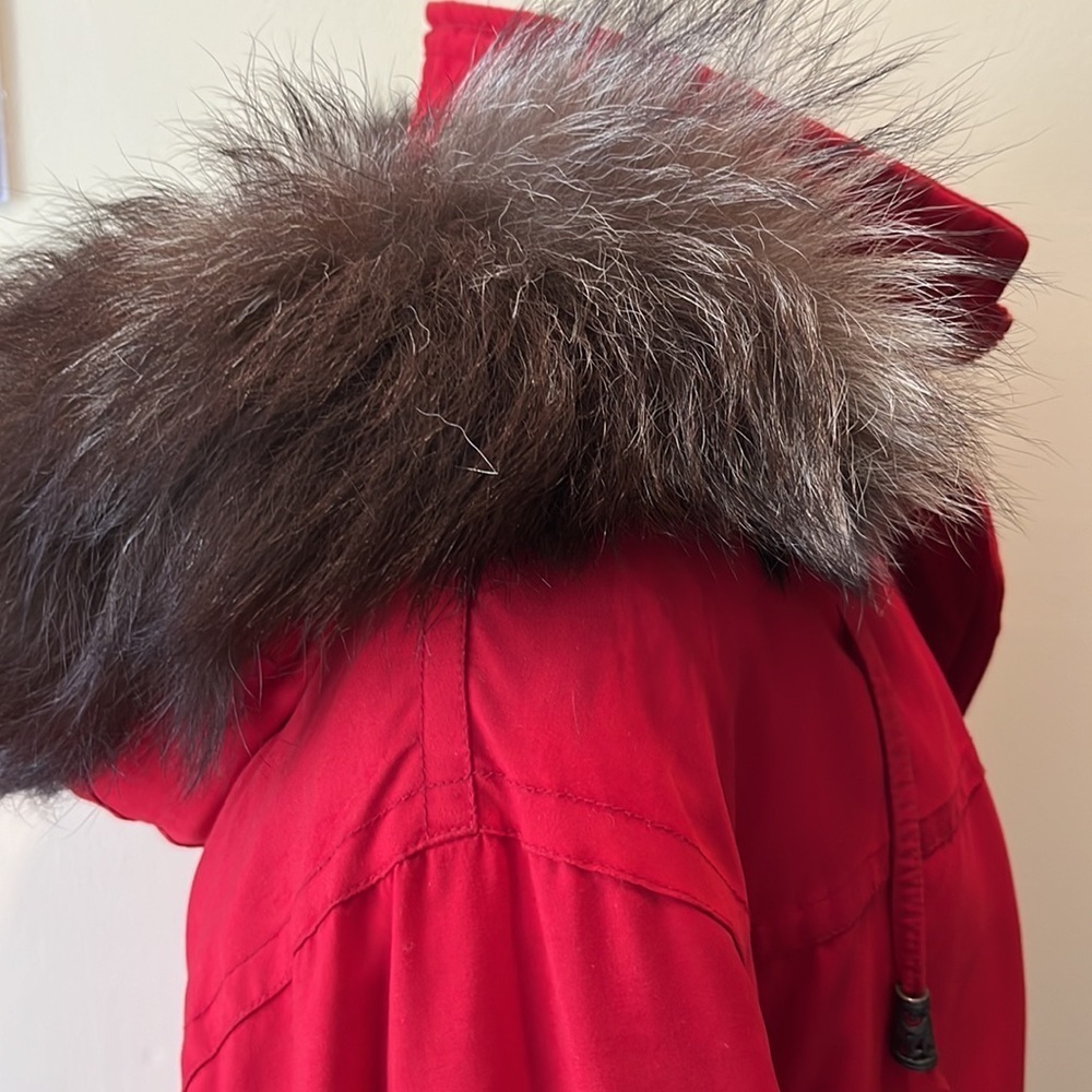 Fleet Street NWOT Gorgeous red heavy weight Stylish winter coat Size SP - Picture 10 of 15